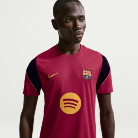 Nike FC Barcelona Training Shirt 2026/27 Mens - Red/Blue футболни,фланелки,испания,ла,лига,мъжки,потници,мъжки,тениски,мъжки,блузи,с,яка,футбол,nike,fc,barcelona,training,shirt,2026,27,mens,red,blue