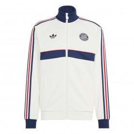 Мъжко горнище adidas Bayern Munich Originals Tracksuit Top Mens - White/Navy мъжко,горнище,футболни,фланелки,германия,бундеслига,футбол,футболни,анцузи,adidas,bayern,munich,originals,tracksuit,top,mens,white,navy