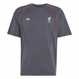 adidas Adults LFC OG Tee - Grey/Black футболни,фланелки,мъжки,блузи,с,яка,мъжки,потници,футбол,adidas,adults,lfc,og,tee,grey,black