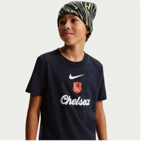 тениска,футболни,фланелки,английската,висша,лига,chelsea,детски,3/4,панталони,детски,тениски,облекла,с,футболна,тема,nike,kids,nike,chelsea,crest,t,shirt,b