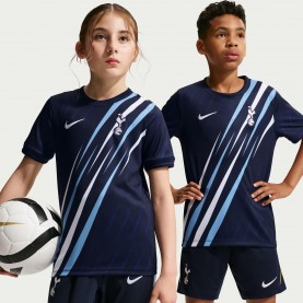 Nike Tottenham Pre Match Shirt 2026/27 Juniors - Navy/White футболни,фланелки,детски,тениски,футбол,nike,tottenham,pre,match,shirt,2026,27,juniors,navy,white