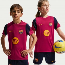 Nike FC Barcelona Training Shirt 2026/27 Juniors - Red/Blue футболни,фланелки,испания,ла,лига,детски,тениски,футбол,nike,fc,barcelona,training,shirt,2026,27,juniors,red,blue
