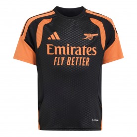adidas Arsenal Training Top 2026/27 Juniors - Black/Orange футболни,фланелки,английската,висша,лига,детски,тениски,adidas,arsenal,training,top,2026,27,juniors,black,orange