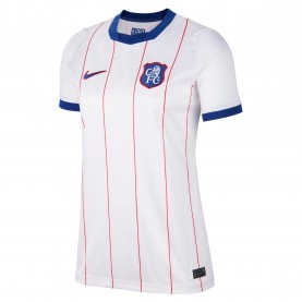 Дамска футболна фланелка Nike Chelsea Third Shirt 2026/27 Womens - White/Blue дамска,футболна,фланелка,футболни,фланелки,английската,висша,лига,футбол,nike,chelsea,third,shirt,2026,27,womens,white,blue