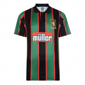 oldham,athletic,английската,висша,лига,фланелки,от,различни,клубове,ретро,футболни,фланелки,футболни,горнища,score,draw,avfc,94,a,jsy,sn33,green,black