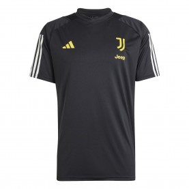 adidas Mens adidas Juventus Training Shirt 23/24 - Black футболни,фланелки,италия,серия,а,английската,висша,лига,футбол,adidas,mens,adidas,juventus,training,shirt,23,24,black