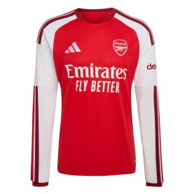 Мъжка футболна фланелка Adidas Arsenal 2026 2027 Home Long-Sleeved Shirt Mens - Red/White мъжка,футболна,фланелка,футболни,фланелки,oldham,athletic,stoke,city,sunderland,република,ирландия,футболни,фланелки,английската,висша,лига,southampton,ars
