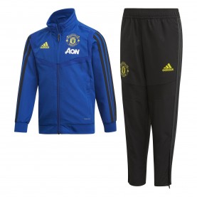 Юношески анцуг adidas Manchester United Presentation Tracksuit 2019 2020 Junior - Blue юношески,анцуг,футболни,фланелки,футбол,футболни,анцузи,футболни,горнища,adidas,manchester,united,presentation,tracksuit,2019,2020,junior,blue