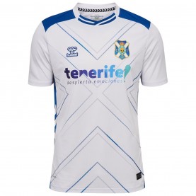 мъжка,футболна,фланелка,футболни,фланелки,испания,ла,лига,hummel,tenerife,home,shirt,2025,2026,mens,white,blue