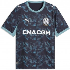 Мъжка футболна фланелка Puma Olympique Marsielle Away Shirt 2026/27 Mens - Navy/Blue мъжка,футболна,фланелка,футболни,фланелки,франция,лига,1,мъжки,тениски,мъжки,блузи,с,яка,мъжки,потници,футбол,puma,olympique,marsielle,away,shirt,2026,27,m