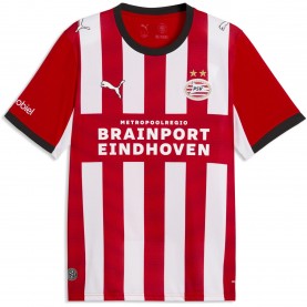 Мъжка футболна фланелка Puma PSV Home Shirt 2026/27 Mens - Red/White мъжка,футболна,фланелка,футболни,фланелки,английската,висша,лига,мъжки,тениски,мъжки,блузи,с,яка,мъжки,потници,футбол,puma,psv,home,shirt,2026,27,mens,red,