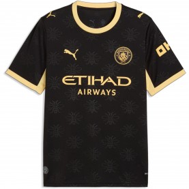 Мъжка футболна фланелка Puma Manchester City Away Shirt 2026/27 Mens - Black/Yellow мъжка,футболна,фланелка,футболни,фланелки,английската,висша,лига,мъжки,тениски,мъжки,блузи,с,яка,мъжки,потници,футбол,puma,manchester,city,away,shirt,2026,