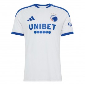 Мъжка футболна фланелка adidas FC Copenhagen Home Shirt 2026/27 Mens - White/Blue мъжка,футболна,фланелка,футболни,фланелки,английската,висша,лига,мъжки,тениски,мъжки,блузи,с,яка,мъжки,потници,футбол,adidas,fc,copenhagen,home,shirt,2026,
