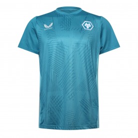 Тениска Castore Castore Wlvs TShirt Sn99 - PagodaBl/SaJt тениска,футболни,фланелки,английската,висша,лига,всичко,за,футбола,на,разпродажба,castore,castore,wlvs,tshirt,sn99,pagodabl,sajt