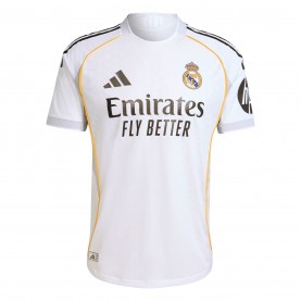 футболна,фланелка,футболни,фланелки,испания,ла,лига,real,madrid,adidas,real,madrid,authentic,home,shirt,2025,2026,adults,white