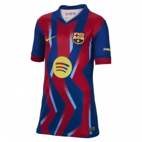 Nike Barcelona Fourth Shirt 25/26 Juniors - Blue/ Yellow футболни,фланелки,испания,ла,лига,футбол,nike,barcelona,fourth,shirt,25,26,juniors,blue,yellow
