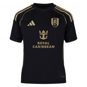 юношеска,футболна,фланелка,детски,облекла,adidas,fulham,third,shirt,2025,2026,juniors,black,gold