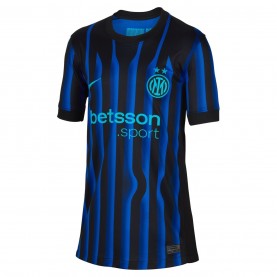 Юношеска футболна фланелка Nike Inter Milan Home Shirt 2025 2026 Juniors - Blue юношеска,футболна,фланелка,футболни,фланелки,италия,серия,а,детски,футболни,фланелки,детски,3/4,панталони,всичко,за,футбола,на,разпродажба,nike,inter,milan