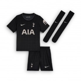 Nike Tottenham Hotspur Away Minikit 2025 2026 Infants - Black детски,футболни,фланелки,футболни,фланелки,футбол,nike,tottenham,hotspur,away,minikit,2025,2026,infants,black