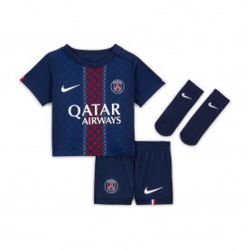 Nike Paris Saint-Germain Home Babykit 2025 2026 - Midnight Navy футболни,фланелки,франция,лига,1,детски,футболни,фланелки,бебешки,облекла,nike,paris,saint,germain,home,babykit,2025,2026,midnight,navy