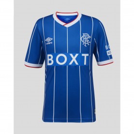 Юношеска футболна фланелка Umbro Rangers Home Shirt 2026/27 Juniors - Blue/White юношеска,футболна,фланелка,футболни,фланелки,шотландска,висша,лига,детски,футболни,фланелки,umbro,rangers,home,shirt,2026,27,juniors,blue,white