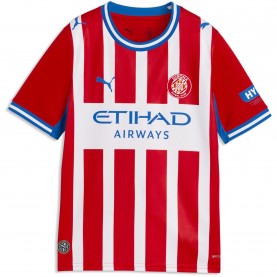 Юношеска футболна фланелка Puma Girona Home Shirt 2026/27 Juniors - Red/White юношеска,футболна,фланелка,футболни,фланелки,испания,ла,лига,английската,висша,лига,футбол,puma,girona,home,shirt,2026,27,juniors,red,white