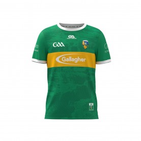 юношеска,футболна,фланелка,детски,облекла,gaelic,armour,leitrim,home,shirt,2025,juniors,green,yellow