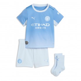 Puma Manchester City Home Baby Kit 2026/27 - Blue/White футболни,фланелки,английската,висша,лига,manchester,city,детски,футболни,фланелки,бебешки,облекла,детски,3/4,панталони,puma,manchester,city,home,baby,kit,2