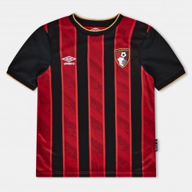 Детска футболна фланелка Umbro Bournemouth Home Football Shirt 2025 20226 Kids - Red/Caviar детска,футболна,фланелка,футболни,фланелки,английската,висша,лига,детски,футболни,фланелки,umbro,bournemouth,home,football,shirt,2025,20226,kids,red,caviar
