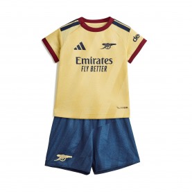 adidas Arsenal Third Baby Kit 2026/27 - Yellow/Black футболни,фланелки,английската,висша,лига,бебешки,облекла,футбол,adidas,arsenal,third,baby,kit,2026,27,yellow,black