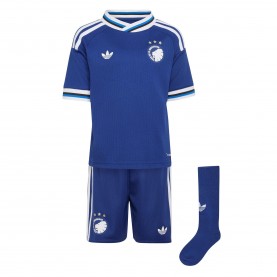 adidas FC Copenhagen Away Mini Kit 2026/27 Infants - Navy/White футболни,фланелки,английската,висша,лига,футбол,adidas,fc,copenhagen,away,mini,kit,2026,27,infants,navy,white