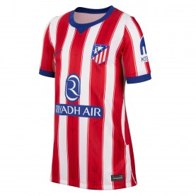Юношеска футболна фланелка Nike Atletico Madrid Home Shirt 2026/27 Juniors - White/Red юношеска,футболна,фланелка,футболни,фланелки,испания,ла,лига,футбол,nike,atletico,madrid,home,shirt,2026,27,juniors,white,red