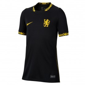 Юношеска футболна фланелка Nike Chelsea Away Shirt 2026/27 Juniors - Black/Gold юношеска,футболна,фланелка,футболни,фланелки,английската,висша,лига,футбол,nike,chelsea,away,shirt,2026,27,juniors,black,gold