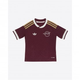 Футболна фланелка adidas Kids Leicester City Away 2025/26 Short-Sleeve Football Shirt - Maroon/Gold футболна,фланелка,детски,футболни,фланелки,футболни,фланелки,национални,отбори,английската,висша,лига,футбол,adidas,kids,leicester,city,away,2025,26,short,