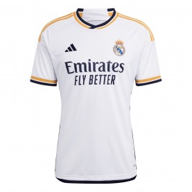 футболна,фланелка,футболни,фланелки,испания,ла,лига,real,madrid,разпродажба,adidas,adidas,real,madrid,home,shirt,2023,2024,adults,white,gold