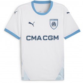 футболна,фланелка,футболни,фланелки,франция,лига,1,olympique,marseille,разпродажба,puma,puma,olympique,de,marseille,home,shirt,2024,2025,adults,white