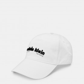 Бейзболна шапка Calvin Klein Jeans Bauhaus Logo Baseball Cap - Brilliant White бейзболна,шапка,всички,шапки,мъжки,шапки,и,ръкавици,calvin,klein,jeans,bauhaus,logo,baseball,cap,brilliant,white