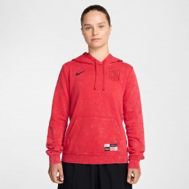 Дамски суичър Nike Liverpool FC Club Fleece Third Womens Nike Soccer Pullover Hoodie - Red/Black дамски,суичър,футболни,фланелки,английската,висша,лига,футболни,горнища,футболни,анцузи,футболни,якета,всички,футболни,облекла,nike,liverpool,fc,club,fleec