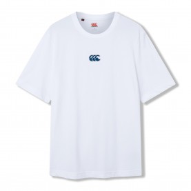 Тениска Canterbury Mens Tempo+ Short Sleeve Performance T-Shirt - Bight White тениска,мъжки,блузи,с,яка,мъжки,потници,ръгби,canterbury,men,s,tempo,short,sleeve,performance,t,shirt,bight,white
