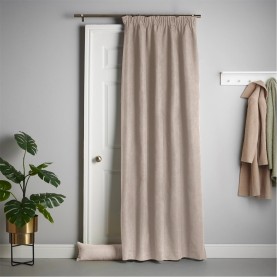 alan,symonds,velvet,chenille,pencil,pleat,thermal,door,curtain,taupe