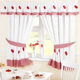 alan,symonds,poppies,unlined,pencil,pleat,kitchen,curtains,and,red,white