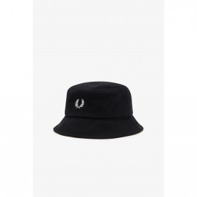 Fred Perry Mens Bucket Hat - Blk/Wht 843 всички,шапки,мъжки,шапки,и,ръкавици,аксесоари,на,разпродажба,fred,perry,men,s,bucket,hat,blk,wht,843