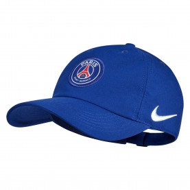 Бейзболна шапка Nike PSG Baseball Cap - Blue/White бейзболна,шапка,всички,шапки,франция,лига,1,футбол,nike,psg,baseball,cap,blue,white