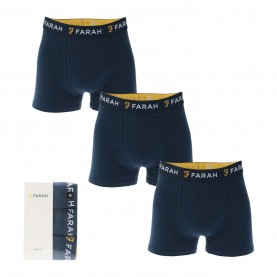 Боксерки Farah Aveleer 3 Pack Boxer Shorts - Navy боксерки,мъжко,лятно,бельо,farah,aveleer,3,pack,boxer,shorts,navy