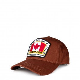 Шапка DSquared2 Flag Logo Cap - Brown шапка,всички,шапки,мъжки,шапки,и,ръкавици,аксесоари,на,разпродажба,dsquared2,flag,logo,cap,brown