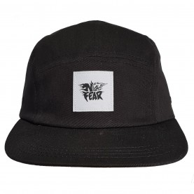 бейзболна,шапка,плажни,шапки,no,fear,adjustable,5,panel,baseball,cap,black