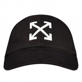 Бейзболна шапка OFF WHITE Men's Single Arrow Cotton Baseball Cap - Black 1001 бейзболна,шапка,плажни,шапки,мъжки,шапки,и,ръкавици,off,white,men's,single,arrow,cotton,baseball,cap,black,1001
