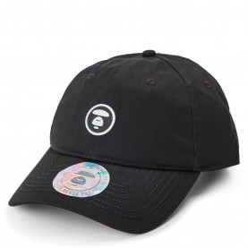 Бейзболна шапка AAPE Mens Baseball Cap - Black бейзболна,шапка,всички,шапки,мъжки,шапки,и,ръкавици,аксесоари,на,разпродажба,aape,men,s,baseball,cap,black
