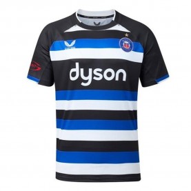 Футболна фланелка Castore Kids Bath Rugby Home Shirt 2026/27 - Caviar/Surf футболна,фланелка,castore,kids,bath,rugby,home,shirt,2026,27,caviar,surf