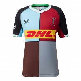 футболна,фланелка,ръгби,фланелки,ръгби,castore,kids,harlequins,home,rugby,shirt,2026,27,multi